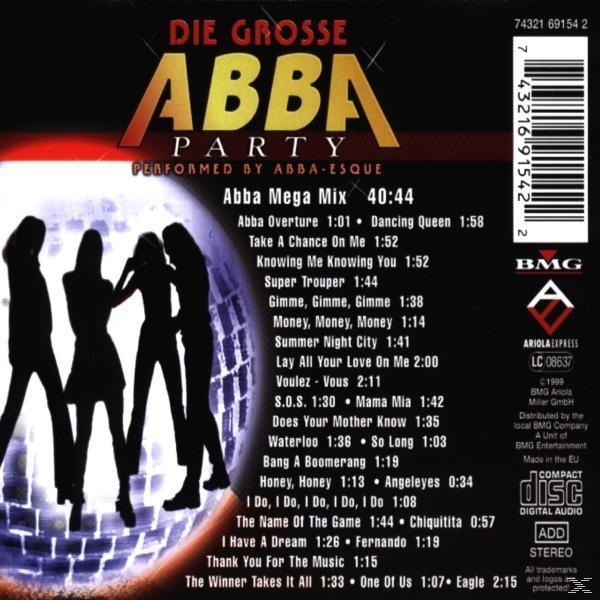 Abba-Esque - Die Grosse Abba-Party  - (CD)