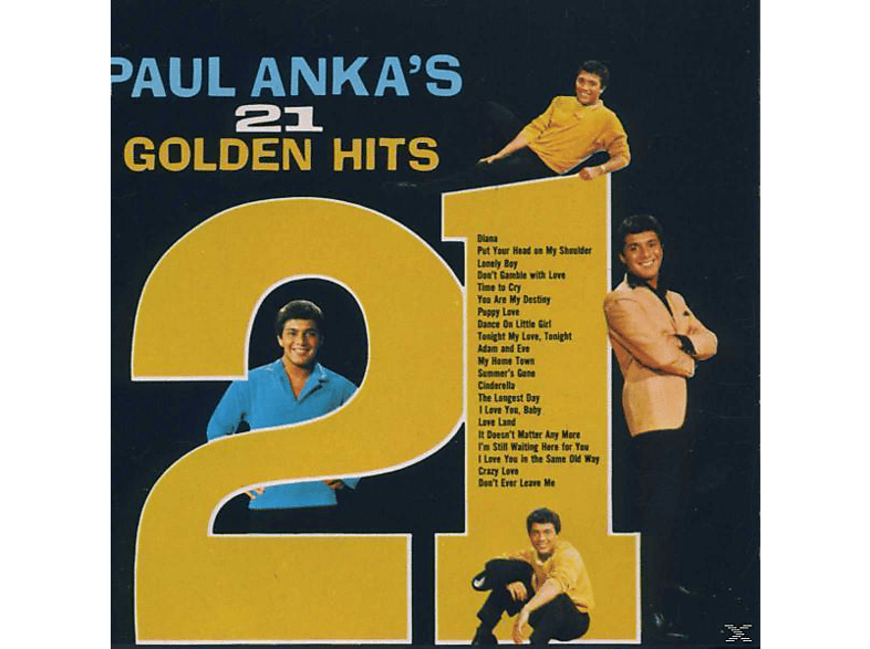 Paul Anka - 21 Golden Hits CD