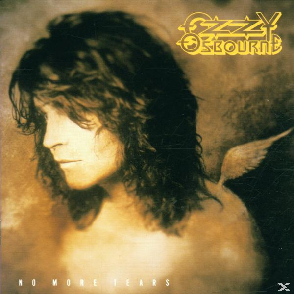 Albumcover: Ozzy Osbourne mit einem Flügel. Der Text lautet 'No More Tears'.