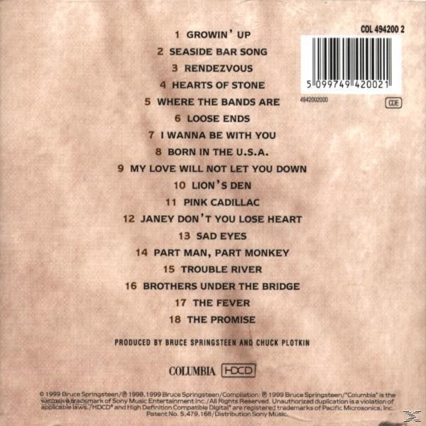 Albumcover mit einer Titelliste und einem Barcode.