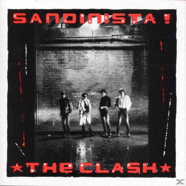 Album borítója. A The Clash album borítója a zenekar tagjaival egy téglás fal előtt.