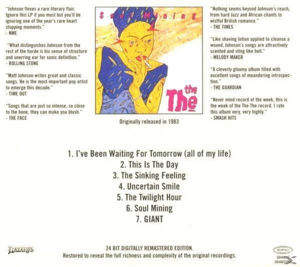 Albumcover mit einer Frau mit Zigarette und Songtiteln. Es hat Zitate auf der Seite.