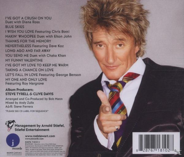 MEMORY SONGB.4 GREAT THE THE Rod THANKS - - - FOR Stewart AMERICAN (CD)