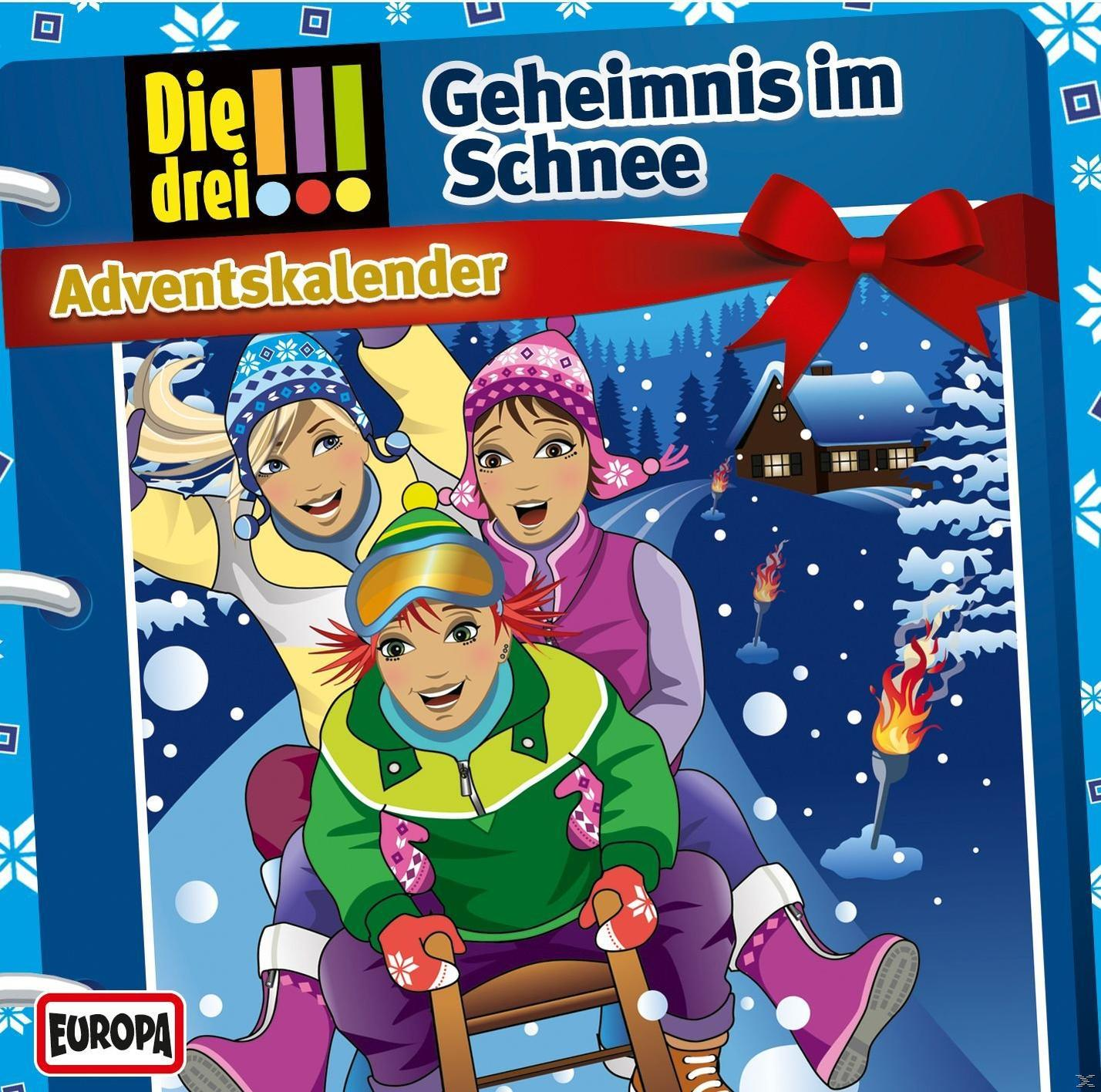 Die !!! Die Drei drei 2015: - Schnee im (CD) ??? - - Adventskalender Geheimnis