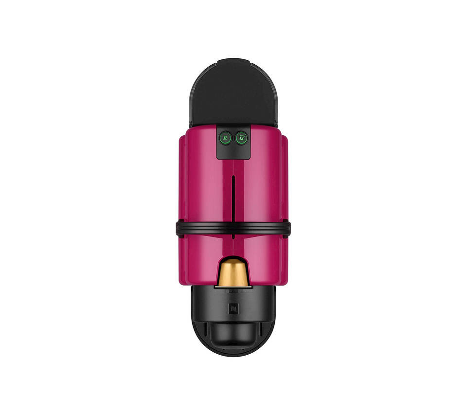 KRUPS XN1007 Nespresso Inissia Kapselmaschine Fuchsia Velvet