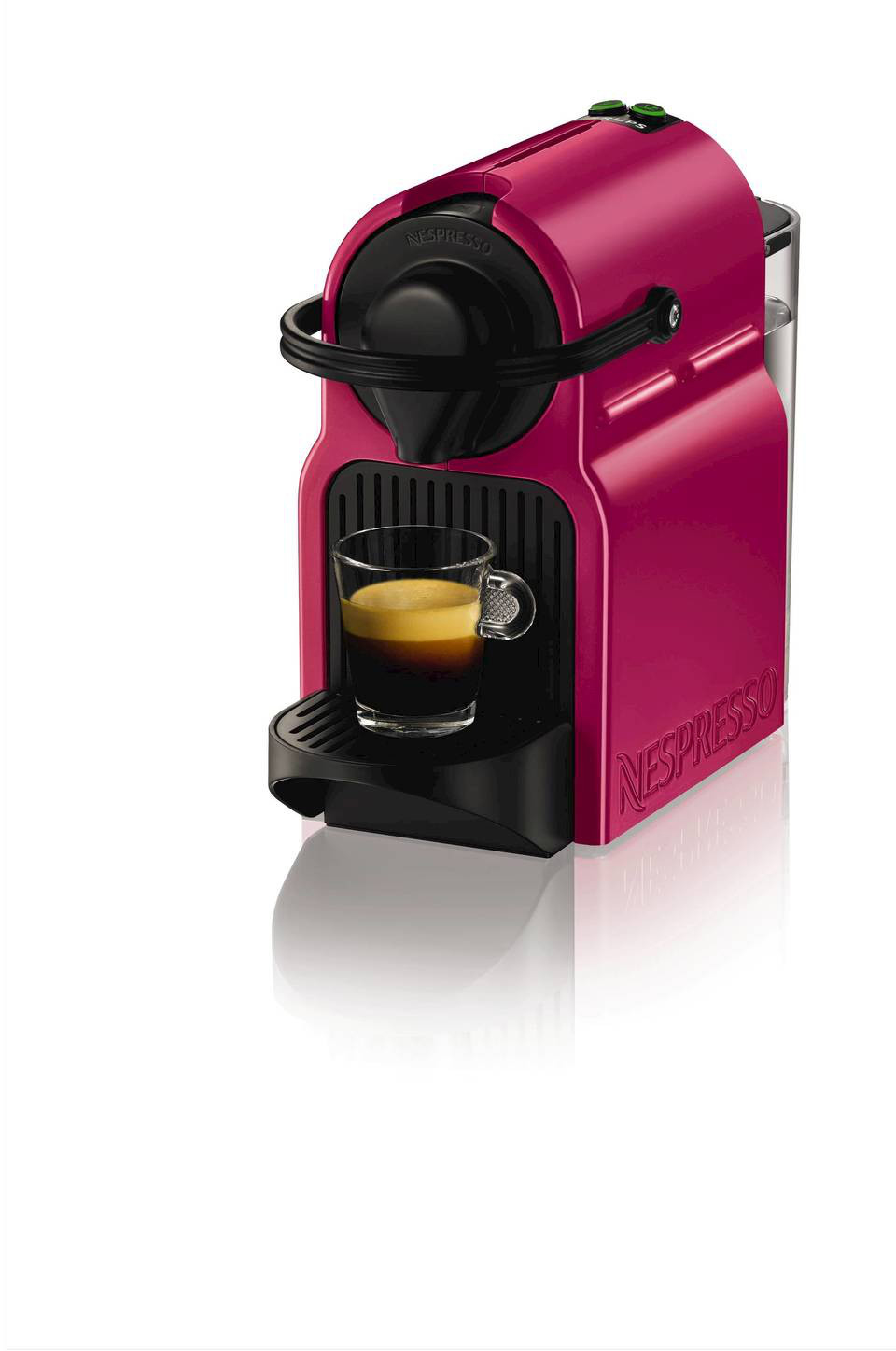 KRUPS XN1007 Nespresso Inissia Kapselmaschine Fuchsia Velvet