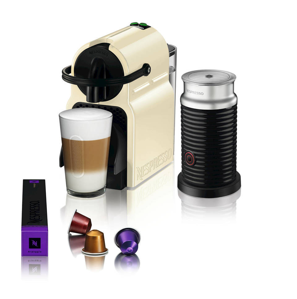 DELONGHI EN80CWAE Nespresso Inissia Kapselmaschine Vanilla Cream