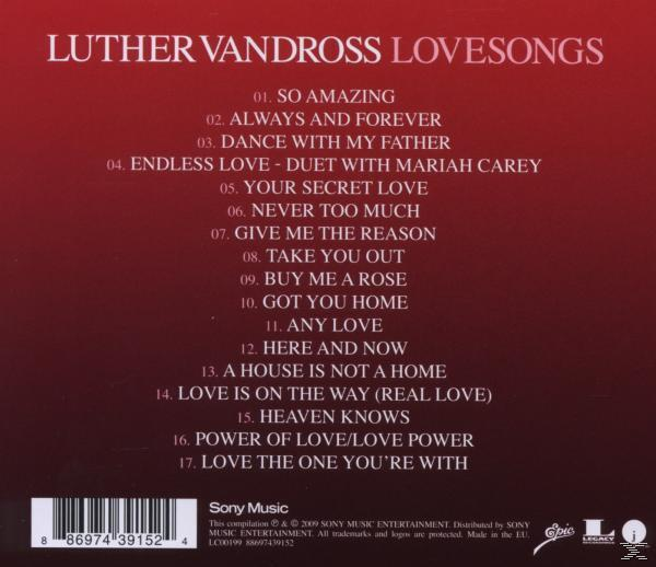 Luther Vandross - Luther Love Songs (International Version)  - (CD)