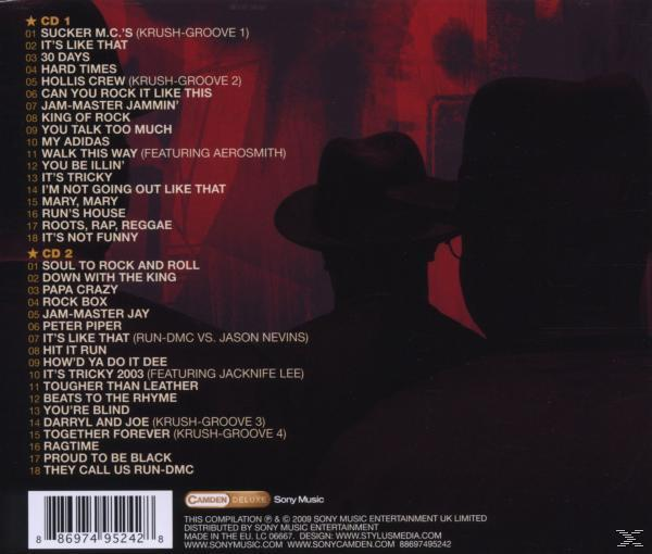 CD-Rückseite mit Titelliste, Credits und Details zur Zusammenstellung.