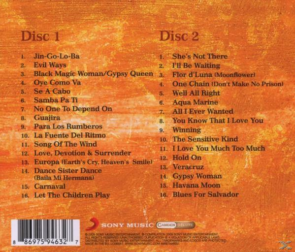 CD-Cover mit zwei Songlisten. Der Hintergrund ist orange mit Holzmaserung. Unten befindet sich ein Barcode.
