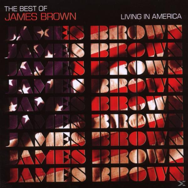Albumhoes: The Best of James Brown. Rode, witte en blauwe vierkanten met de tekst 'JAMES BROWN'.