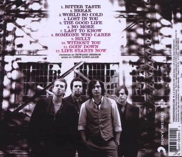 Three Days Grace - LIFE STARTS NOW  - (CD)