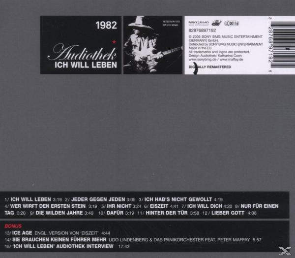 Peter Maffay - Ich Will Leben  - (CD)
