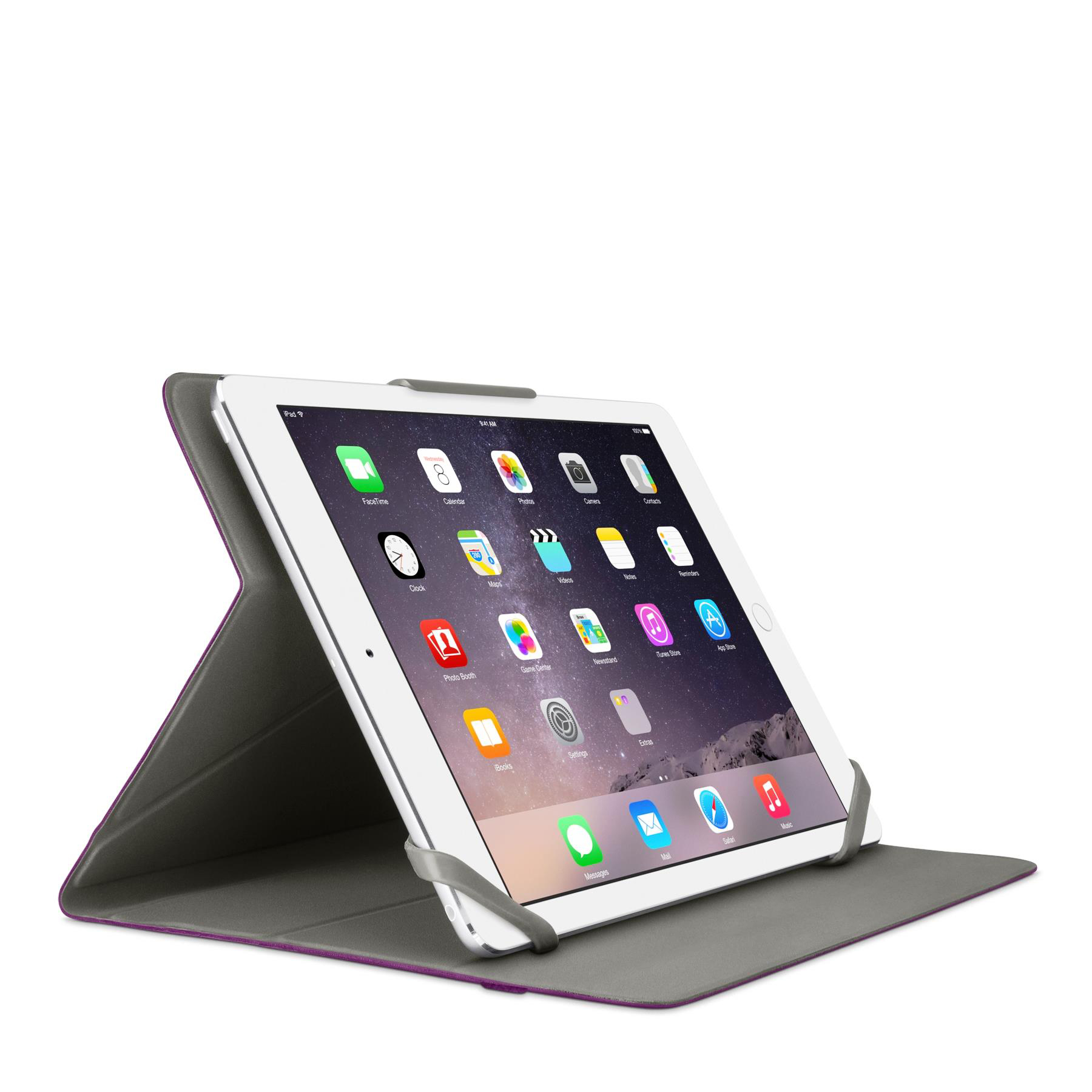BELKIN Twin Stripe, Bookcover, Apple, Samsung, iPad Air , iPad Air 2, Galaxy Tab A, Galaxy Tab S2, Lila