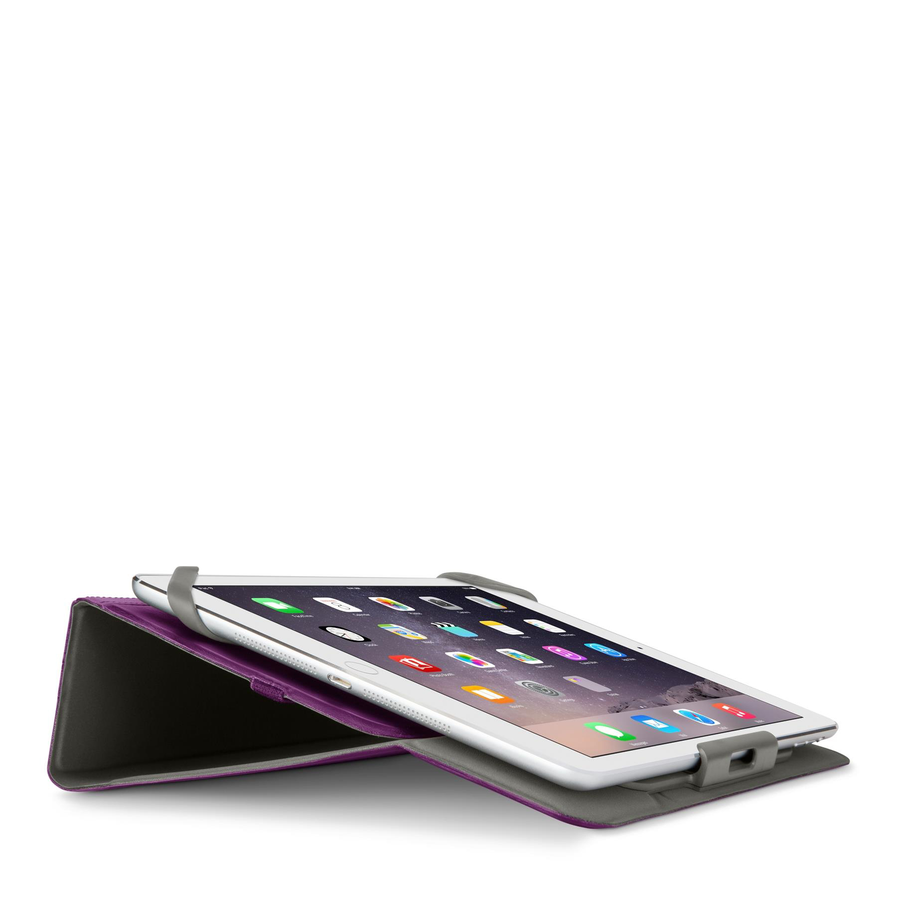 BELKIN Twin Stripe, Bookcover, Apple, Samsung, iPad Air , iPad Air 2, Galaxy Tab A, Galaxy Tab S2, Lila