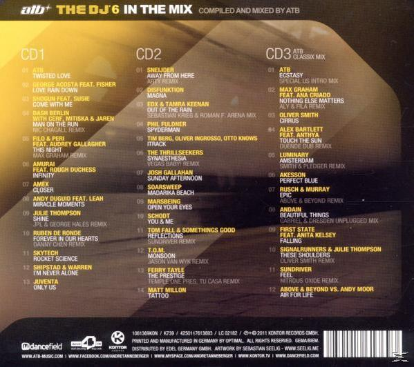 ATB - The Dj 6-In The Mix  - (CD)