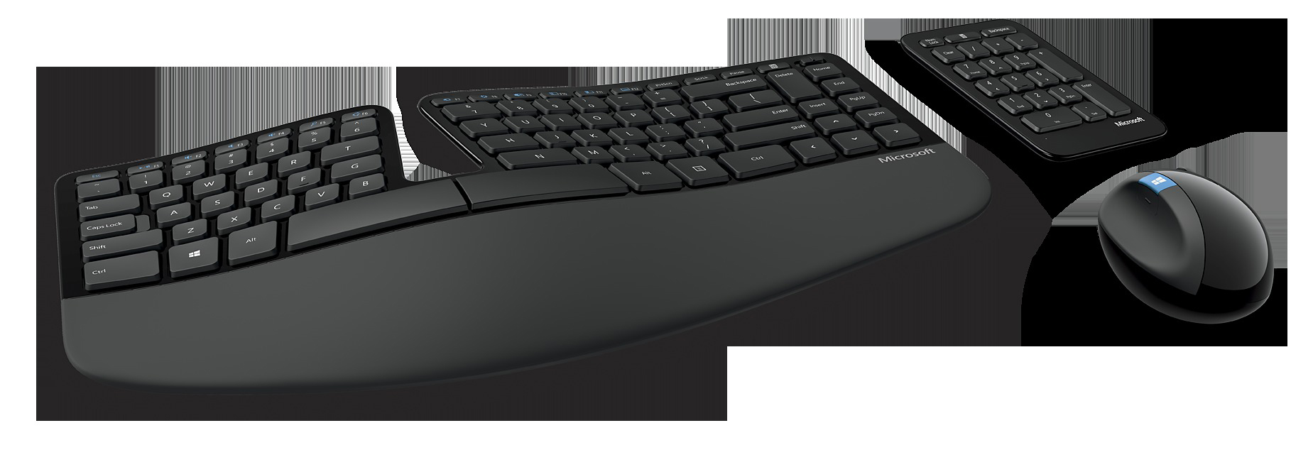 MICROSOFT Sculpt , Tastatur & Maus Set, kabellos, Schwarz