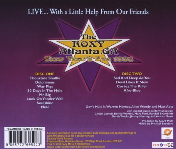Gov't Mule - Live...With A Little Help From Our Friends  - (CD)
