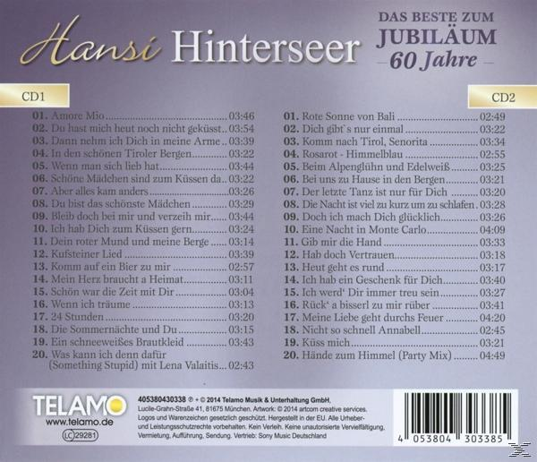 Hansi Hinterseer - Das Beste zum Jubiläum  - (CD)