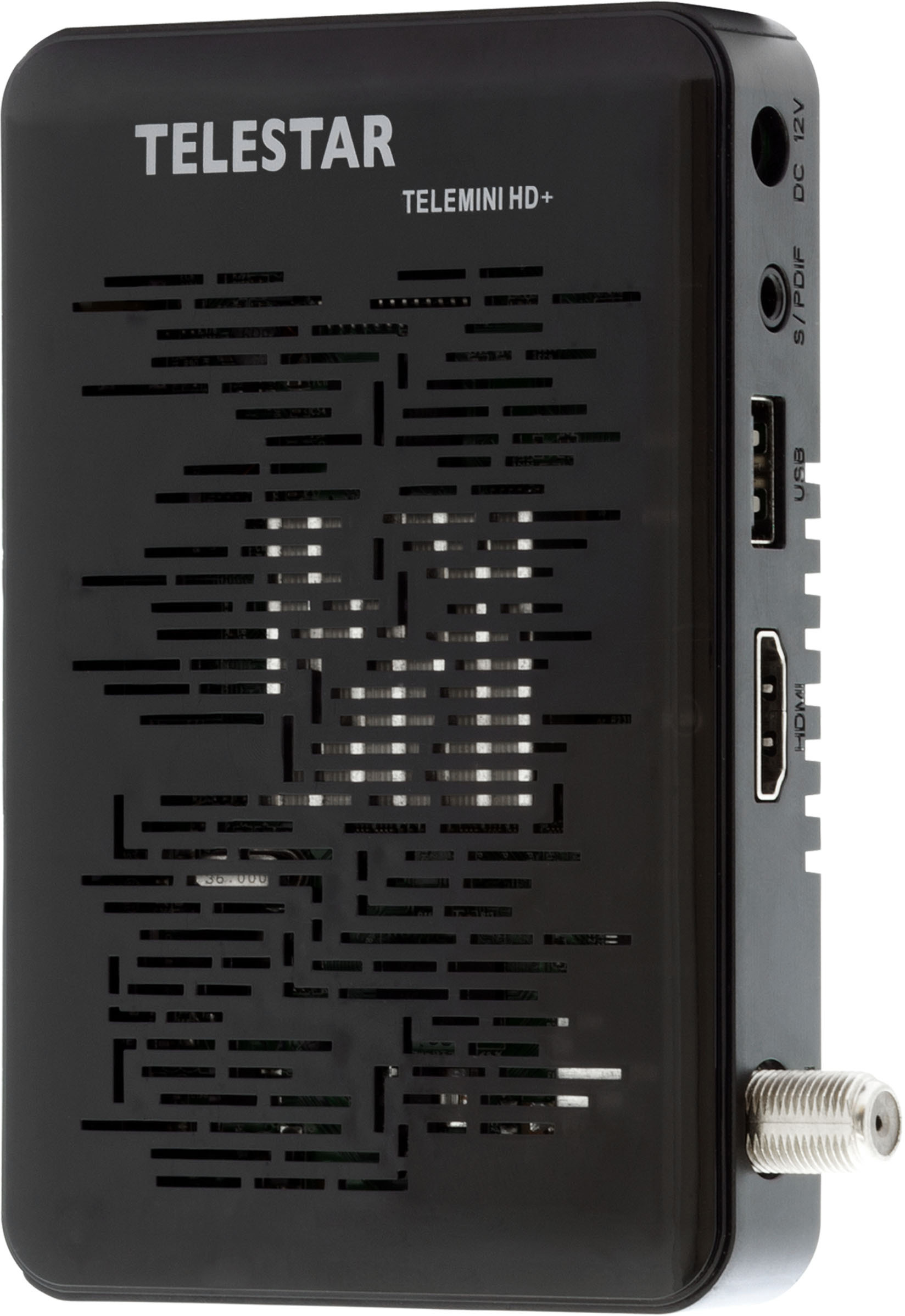 TELESTAR 5310469 TELEMINI HD+  Receiver (HDTV, HD+ Karte inklusive, DVB-S, DVB-S2, Schwarz)