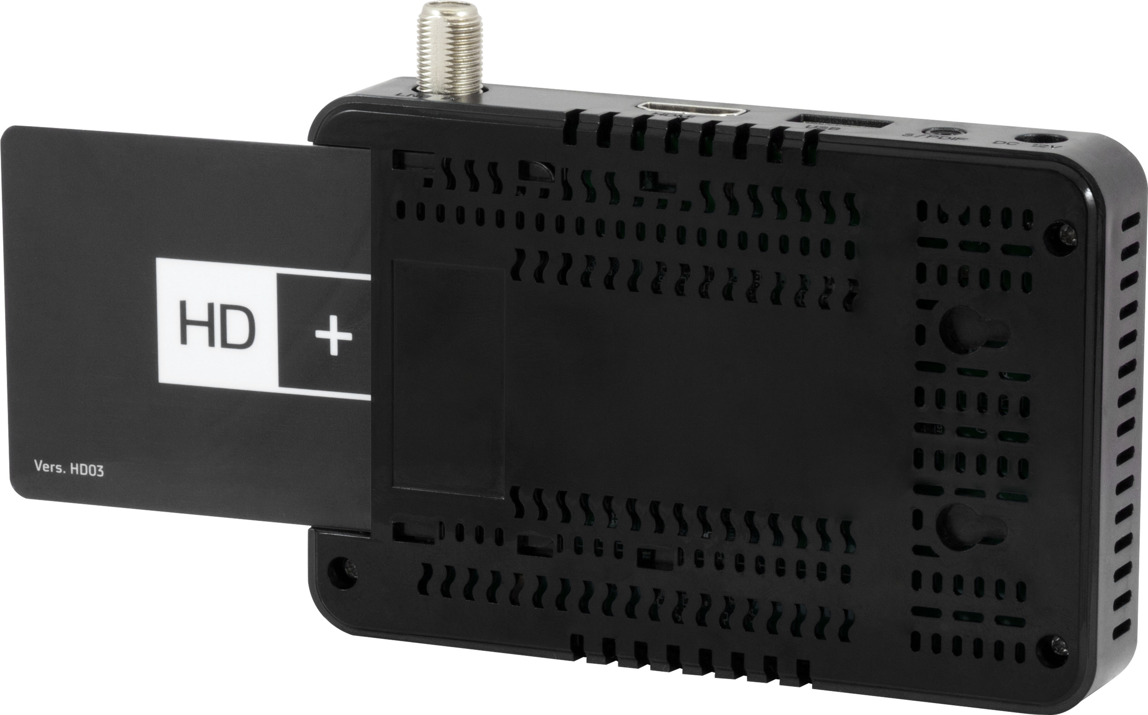 TELESTAR 5310469 TELEMINI HD+  Receiver (HDTV, HD+ Karte inklusive, DVB-S, DVB-S2, Schwarz)