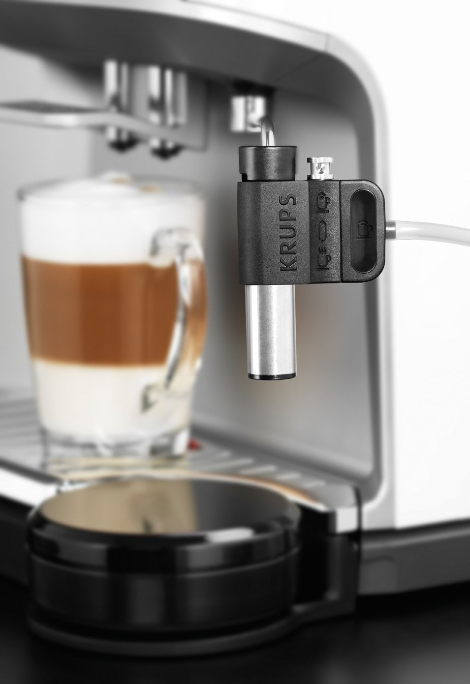 KRUPS EA 8441 Kaffeevollautomat Weiß
