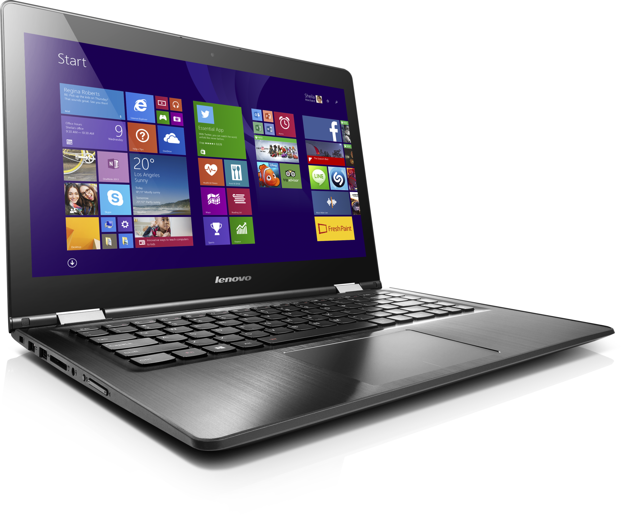 LENOVO Yoga 500 Intel Core i5 işlemci 4GB 500GB 940M 2GB 14" Dokunmatik  Laptop 80R5004GTX