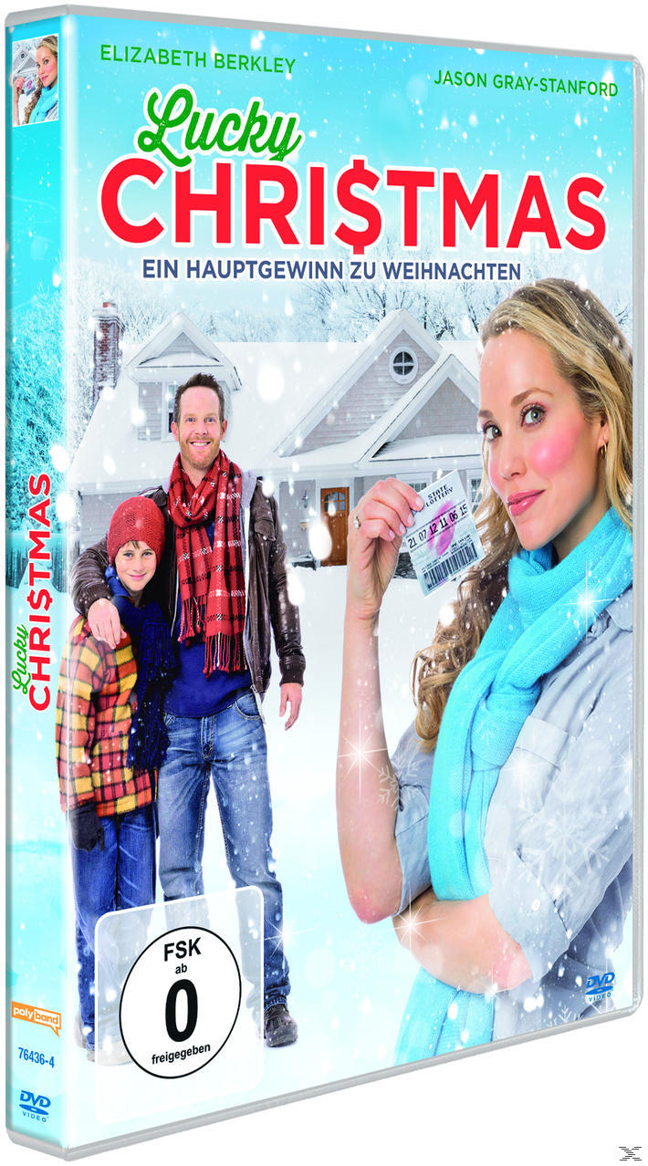 DVD-Cover mit Schauspielern, Winterszene, Filmtitel und einer Frau, die ein Ticket hält.