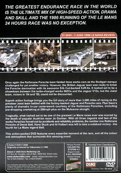 24HR 1986 LE MANS DVD