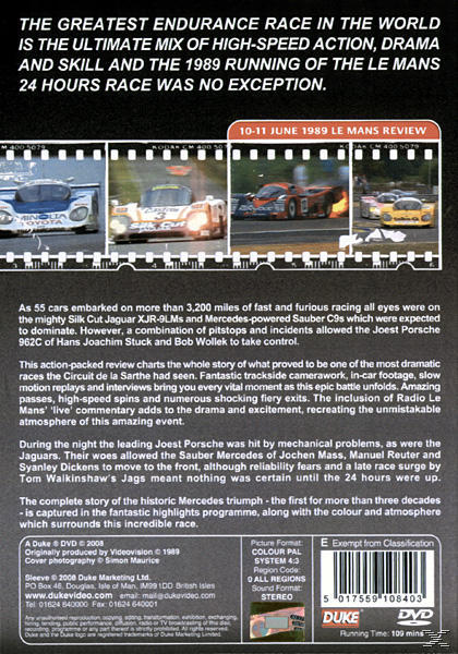 1989 Le Mans DVD
