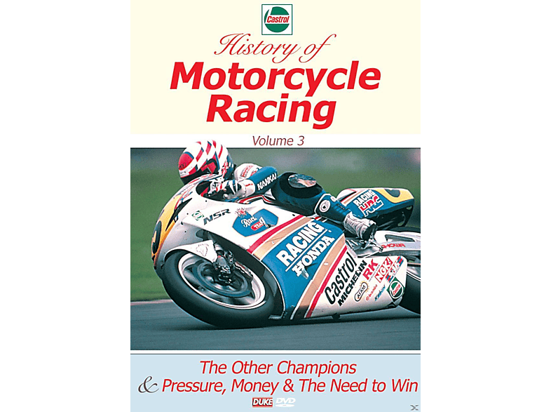 Racing Motorcycle DVD History 3 Vol. of - Castrol