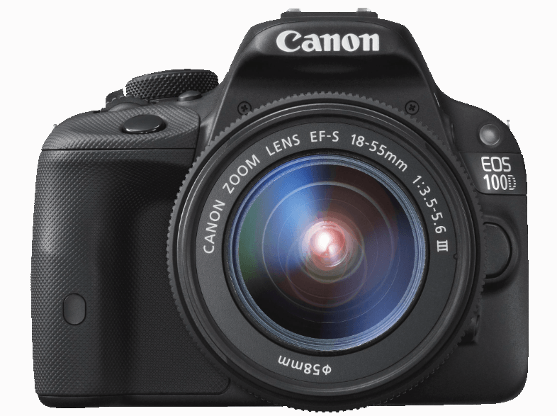 CANON EOS 100D + 18-55mm + 75+300 mm DC Lens Kit Dijital SLR Fotoğraf Makinesi
