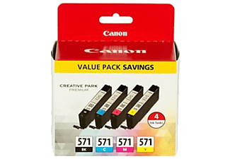 CANON CLI-571 BK/C/M/Y Multipack - Original Bläckpatron