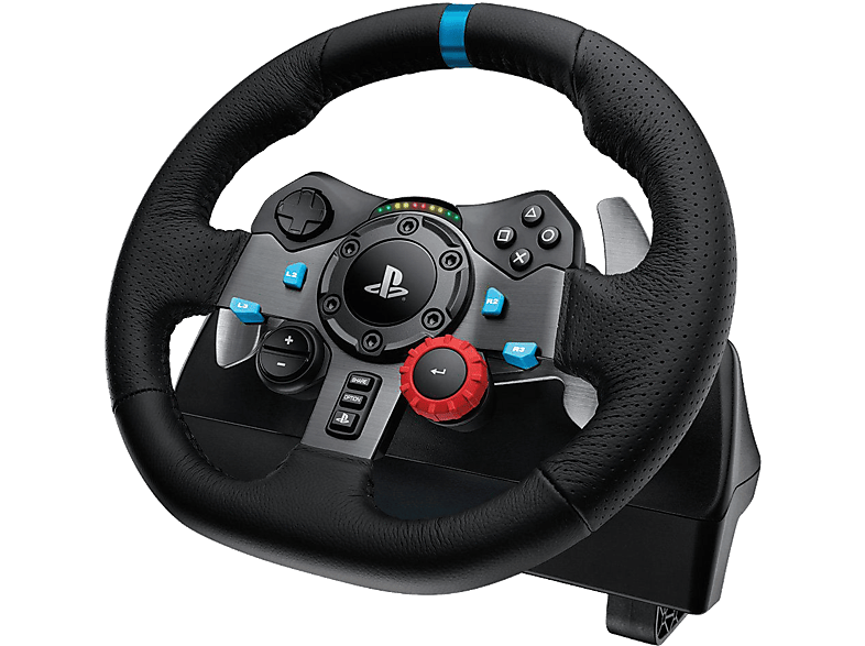 LOGITECH G G29 PS5, PS4, PS3 ve PC ile Uyumlu Driving Force Yarış Direksiyonu - Siyah_1