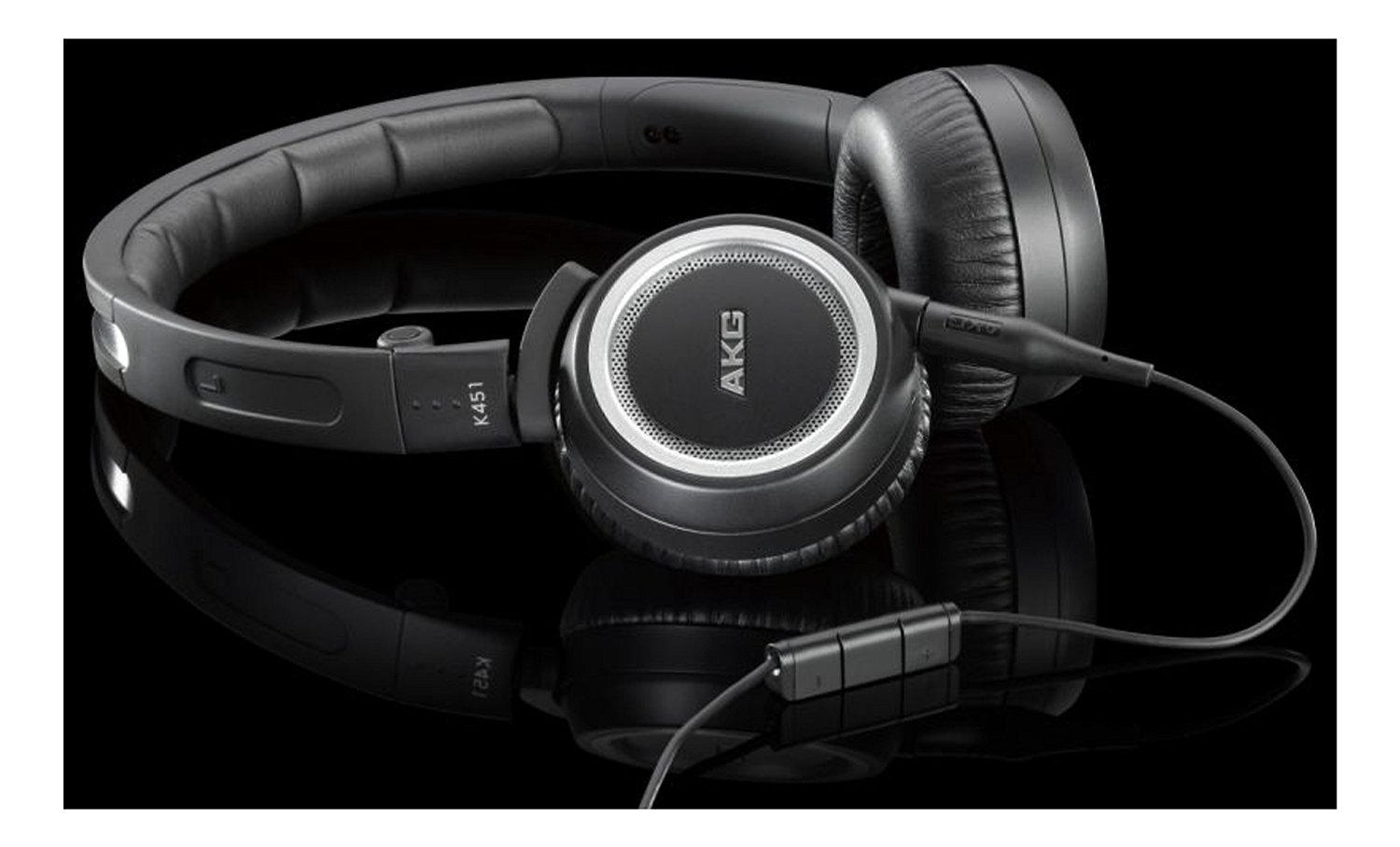 AKG K 451 Mikrofonlu Kulak Üstü Kulaklık Siyah