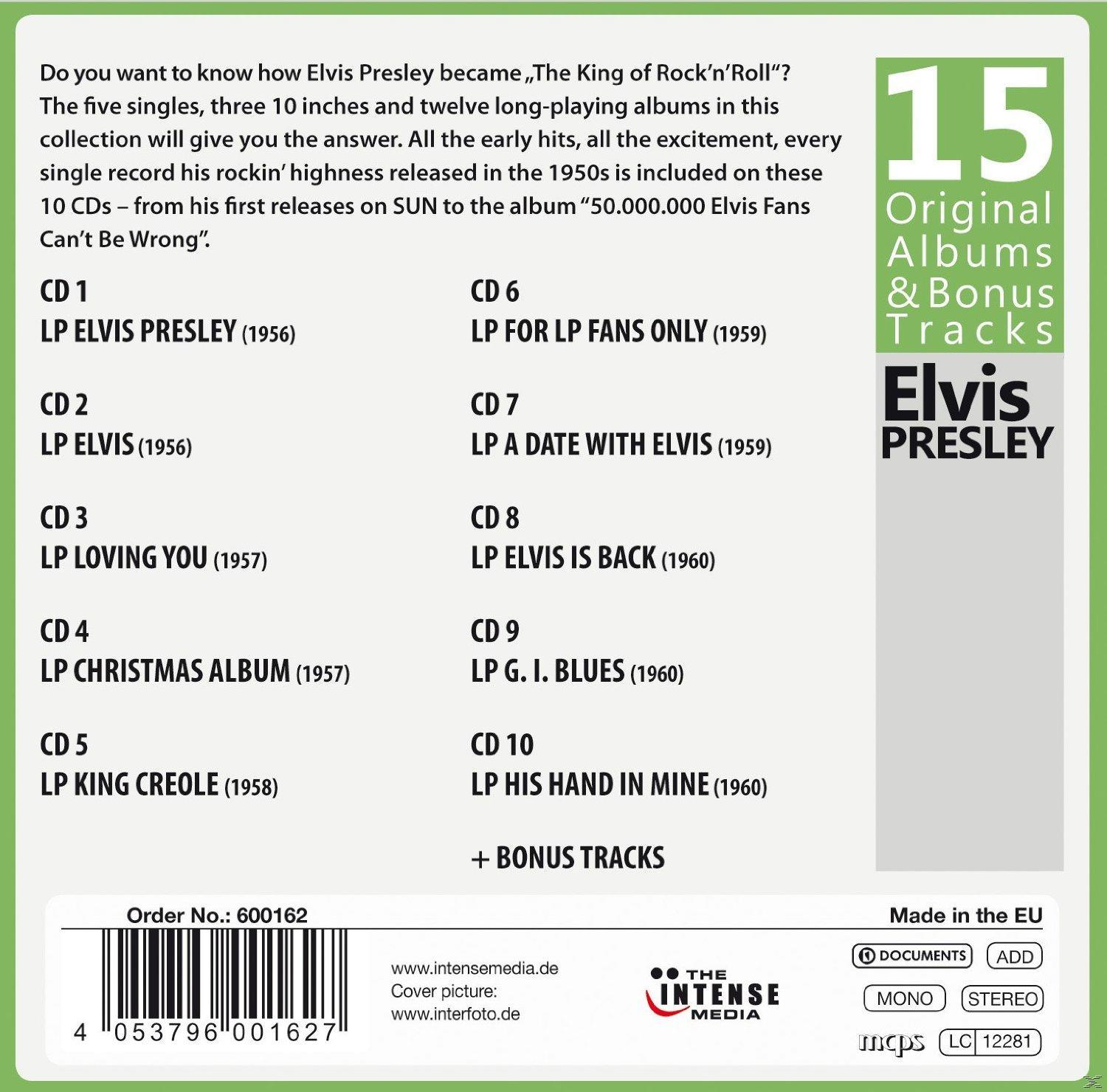 Elvis - Presley Albums (CD) Elvis Presley-Original -