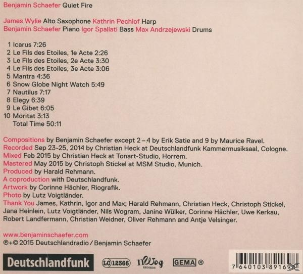 Benjamin Schaefer - Quiet Fire  - (CD)