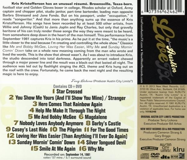 CD borító élő koncertről, plusz számlistával.
