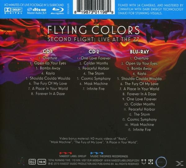 Flying Colors - Second Flight: Live At The Z7 (2cd+Blu-Ray)  - (CD + Blu-ray Disc)
