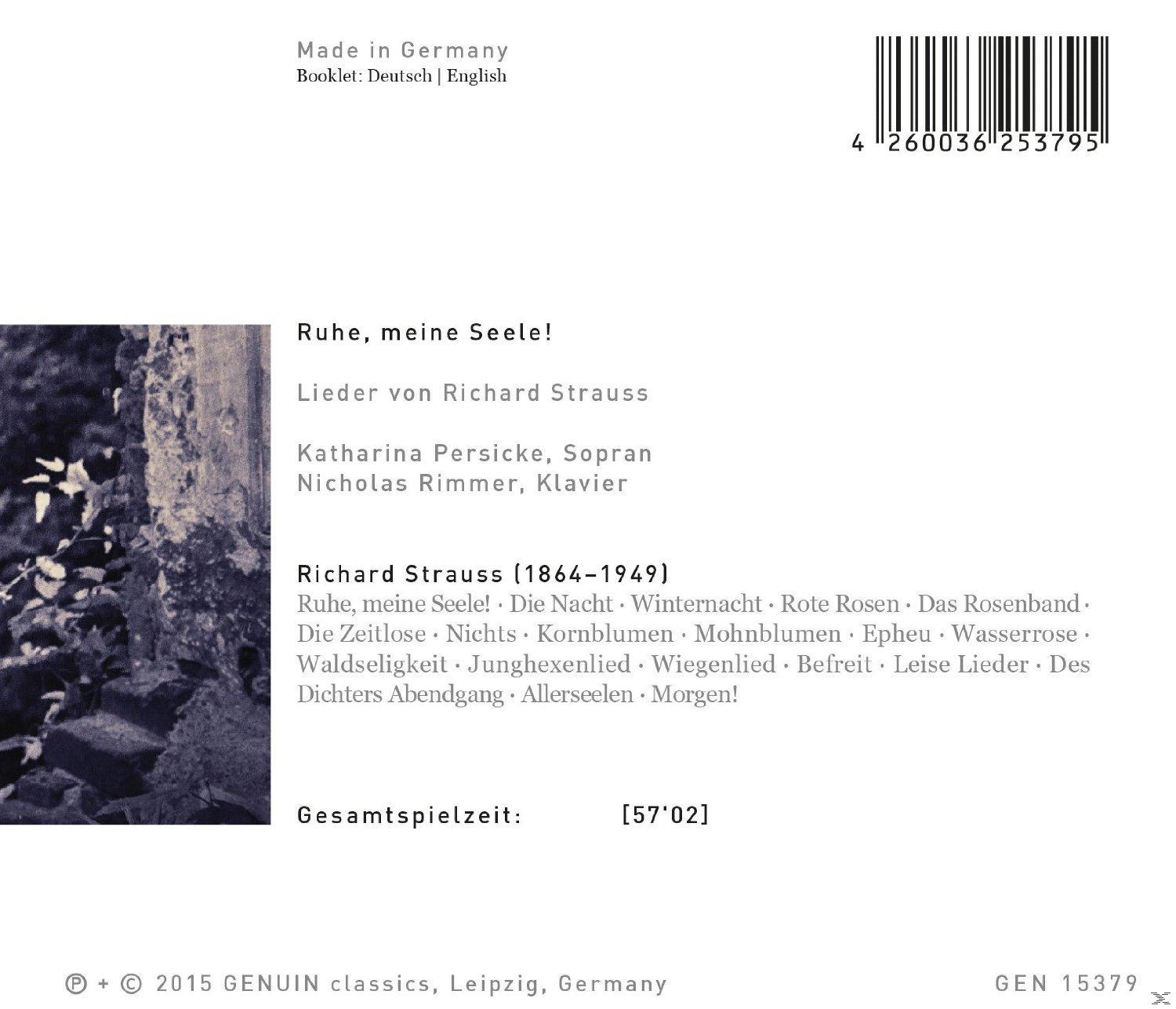 Katharina Persicke, Nicholas Rimmer - Strauss: Ruhe, Meine Seele!  - (CD)