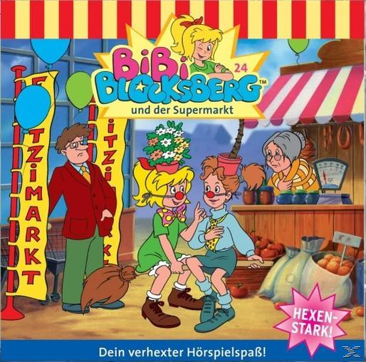 Cover-Art für eine Kindersendung mit Cartoon-Figuren auf einem Markt.
