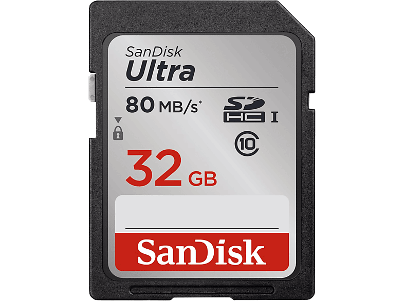 SANDISK Geheugenkaart SDHC Ultra 32 GB Class 10 UHS-I (139767)
