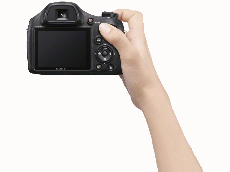 SONY DSC H400 20,1 MP 3 inç Ekran 63x Optik Zoom Dijital Kompakt Fotoğraf Makinesi Siyah