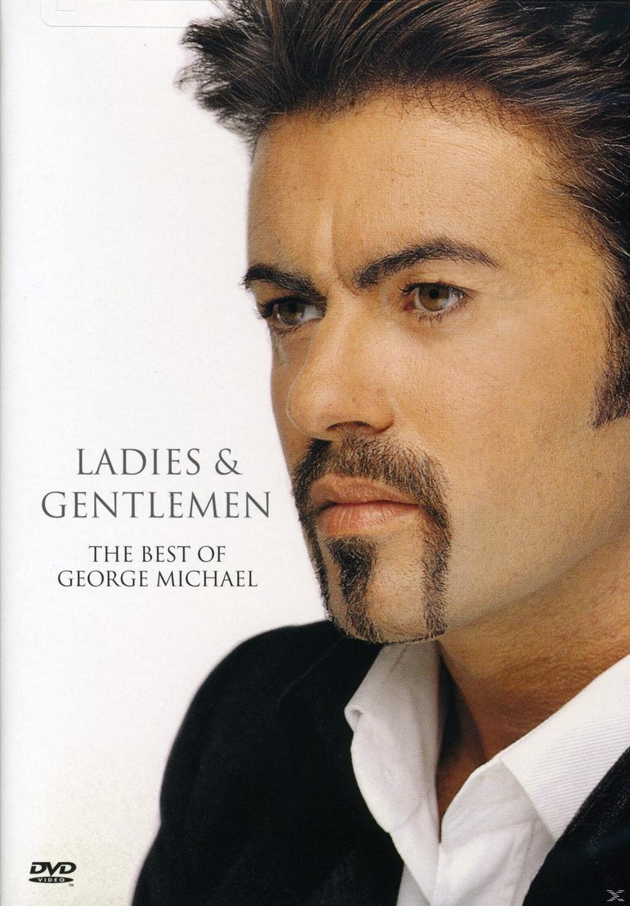 DVD-Cover: George Michael. Text: Ladies & Gentlemen, The Best of George Michael. Porträt von George Michaels Gesicht.