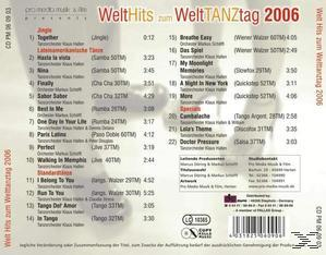 VARIOUS - Welttanztag 2006  - (CD)