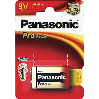 Pilas 9V - Panasonic 6 LR 61 Pro Power, 1 ud