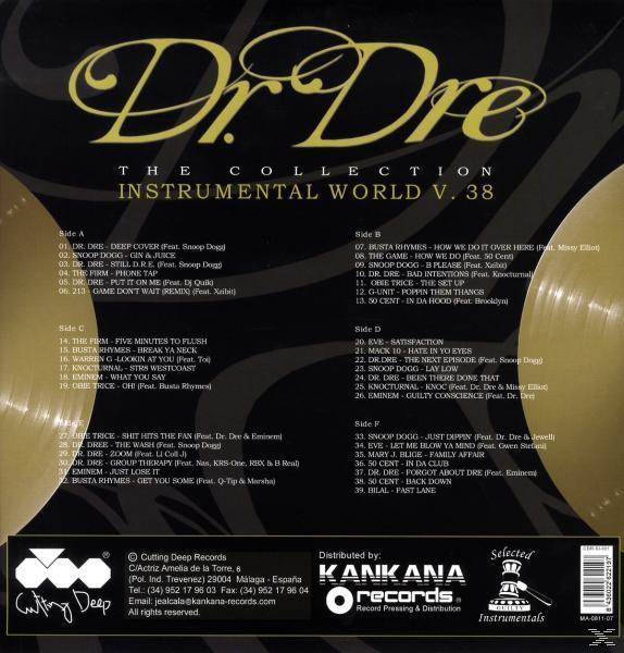 Dr. Dre - Instrumentals V.38 (Vinyl) - Vol.1