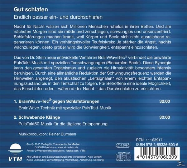 Stein Arnd - Gut Schlafen-Besser Ein-& Durchschlafen  - (CD)