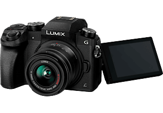 PANASONIC Lumix DMC-G7KEG-K + 14-42 mm Kit fekete