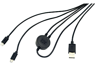 ISY IC-601 Dual Charging Kabel für PlayStation 4 Controller